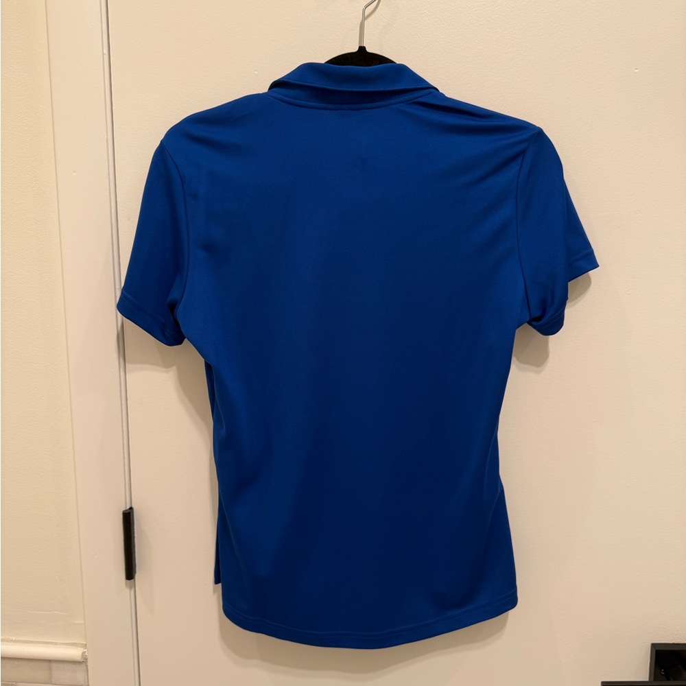 NWT Adidas Women's Blue Polo Shirt - Picture 4 of 4